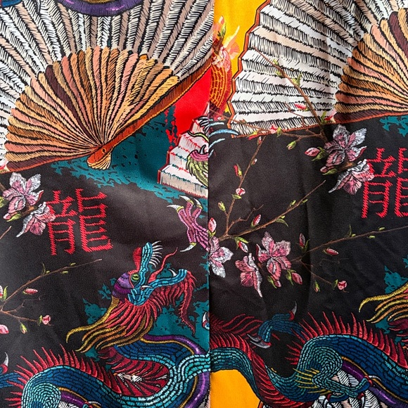 NWT Fashion Nova Women's 1X Inquisitive Fortune Maxi Dress in Black/combo - Picture 8 of 10